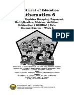 Mathematics 6: Department of Education