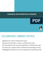 Financial Leverage, Operating Leverage & Risk-Return Trade-Off