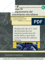 Estequiometría Del Crecimiento Microbiana