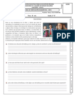 Evaluacion Diagnostica 2022 DPCC 2do B