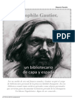 Théophile Gautier, un bibliotecario de capa y espada