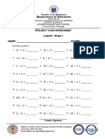 Project To468 Worksheet Legend - Stage 1 NAME: - SCORE