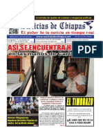Periódico Noticias de Chiapas, Edición Virtual Miércoles 16 de Marzo de 2022