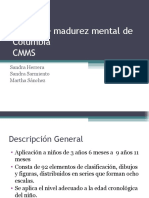 CMMS: Escala de madurez mental de Columbia