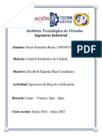 Hojas de Verificacion