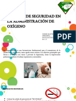 Medidas de Seguridad de La Adminitracion de Oxigeno