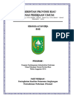 Pemerintah Provinsi Riau Dinas Pekerjaan Umum: Kerangka Acuan Kerja (KAK)