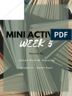 Mini Activity: Week 5