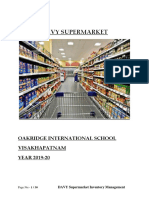 DAVY Supermarket Inventory Management System