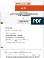 Unit-IV: Artifical Intelligence For Engineers (KMC101/KMC201)