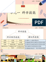 单元一 科学技能