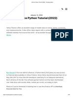 Yfinance Python Tutorial (2022) - Analyzing Alpha
