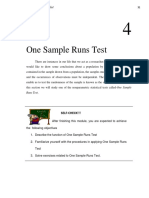 chapter 4-One Sample Runs Test