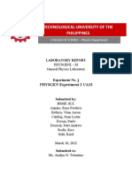 Technological University of The Philippines: PHYSGEN Experiment 2 UAM