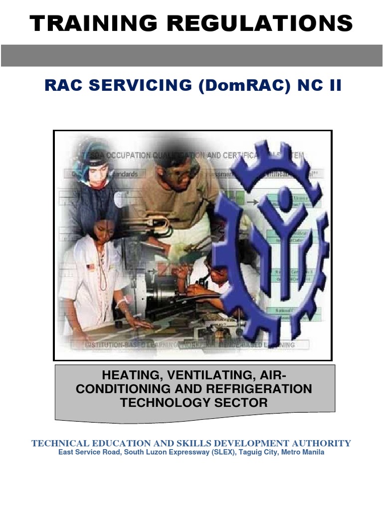 RAC Servicing NC II Training Regulations | PDF | Communication ...