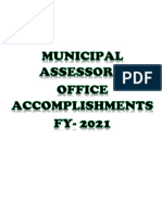 Accomplishment Report 2021 Assessors Office