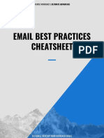 Email Best Practices Cheatsheet: Course Worksheet - Ultimate Advantage