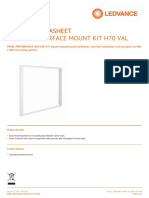 Product Datasheet Product Datasheet Panel 600 Surface Mount Kit H70 Val