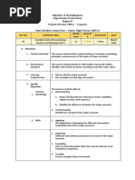 Republic of The Philippines Department of Education Region II Schools Division Office - Cagayan Semi Detailed Lesson Plan - Senior High School ABM 11