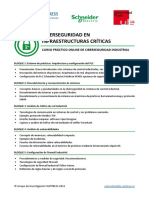 TEMARIO CURSO PRÁCTICO ONLINE DE CIBERSEGURIDAD INDUSTRIAL