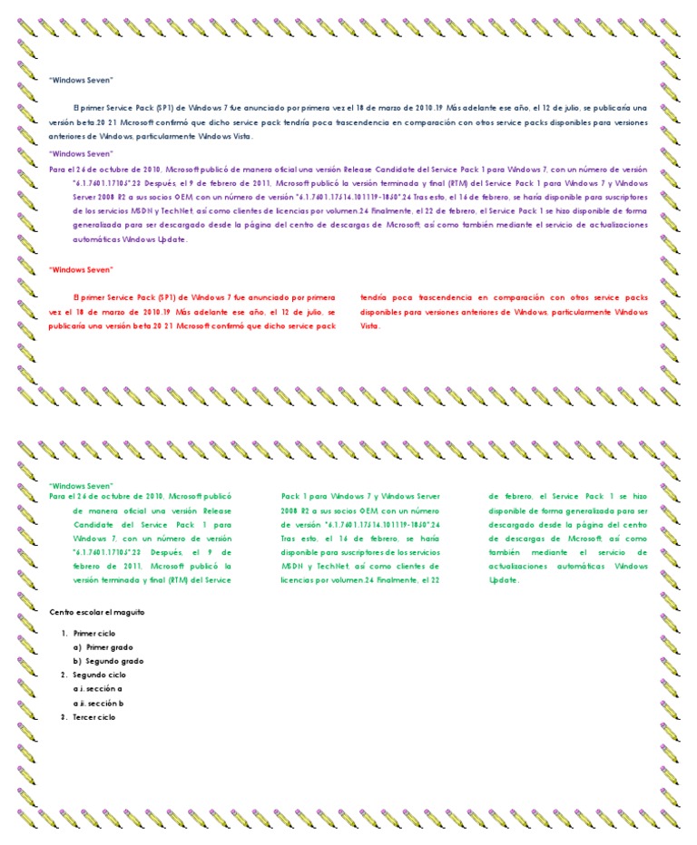 Windows Seven | PDF | Windows 7 | Microsoft Windows