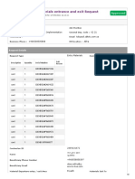 Materials Entrance and Exit Request: Thamir Abdulghaffar Alqaydi