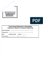 Computer Maintenance and Troubleshooting Notes