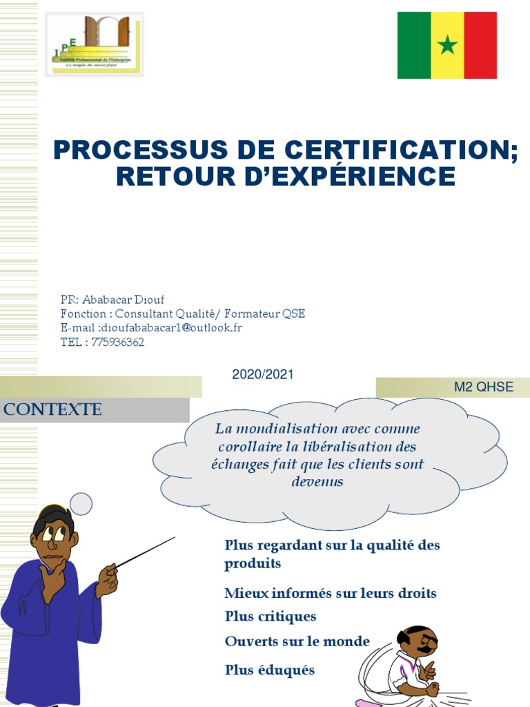 Processus de Certification ISO 9001 | PDF | Système de management de la ...