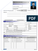 Employment Application Form (Management Staff) : Customer Service Representative