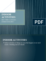 Indoor Activity Ideas