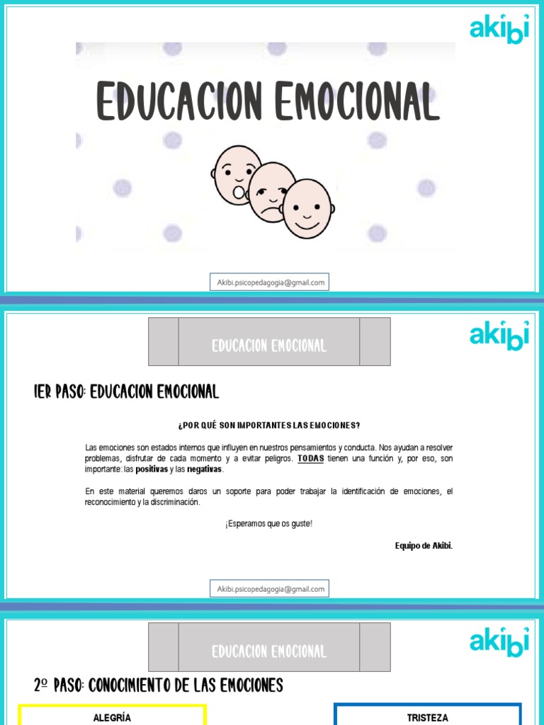Guía de Educación Emocional | PDF | Las emociones | Ciencia cognitiva