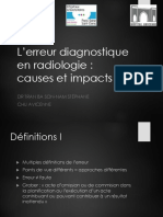 09 L’erreur diagnostique en radiologie DES 2020