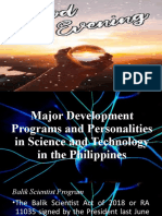 9major Development and Programs
