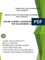 Online Laundry Management System For Hachdobbies LTD