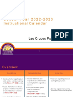 22-23 Instructional Calendar 