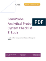 Semiprobe Analytical Probe System Checklist E - Book