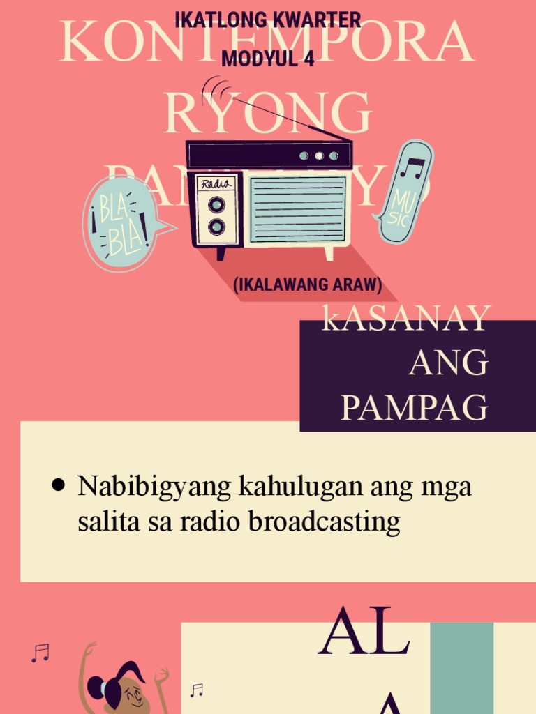 Programang Panradyo | PDF