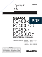 PC400-7 PC450-7 OPERAÇÃO E MANUTENÇÃO