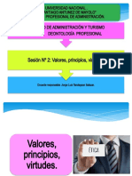 SESION N° O2  valores principios,virtudes   2021 -II