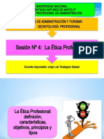 SESION N° O4  la Etica Profesional  2021 -II