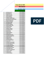 Name List For Skill-X & Project and Seminar Presentation ESE JUNE - 2021