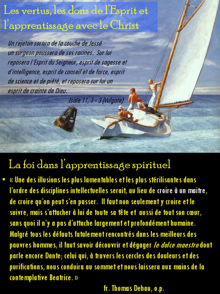 Dons et Fruits de l'Esprit Saint | PDF | Béatitudes | Saint-Esprit