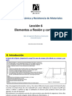 DI1013-Lección6-Elementos A Flexión y Cortante - 2020