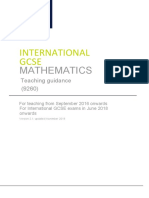 Gcse International Mathematics Teaching Guidance Core and Extension