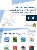 Computational Thinking, Problem-Solving and Programming