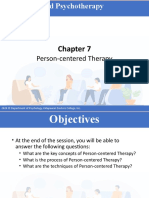 Chapter 7 Person-Centered Therapy