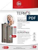 CATALOGO Termo Gas Piso 114 152 190 285 375 Litros