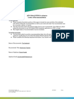 Recommendation Letter Template - AFS Global STEM Academies