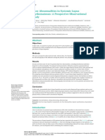 Liver Abnormalities in Systemic Lupus Erythematosus A Prospective Observational Study