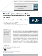 Information Systems Performance Evaluation, Introducing A Two-Level Technique Case Study Call Centers